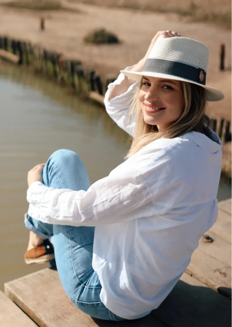 Hicks and Brown Orford Fedora Charcoal Ribbon-2